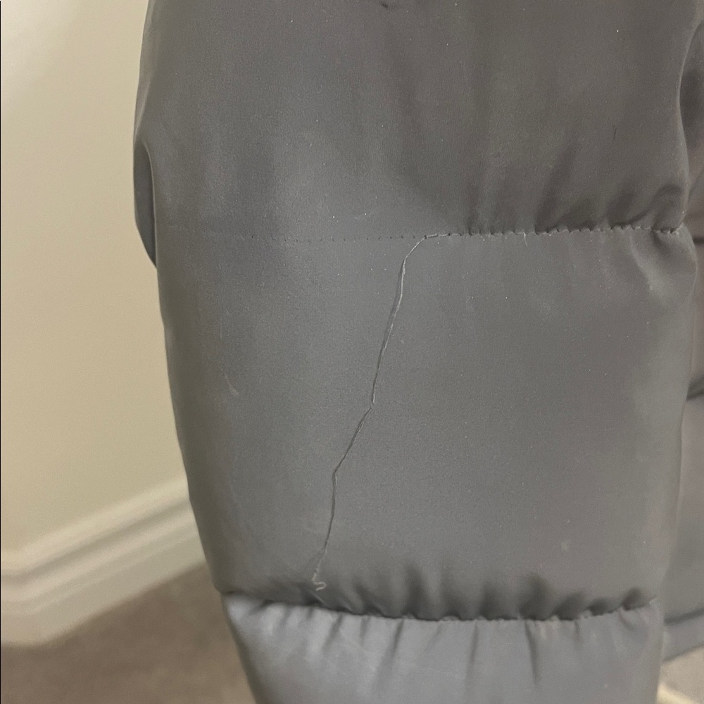 Aritzia Gray Reflective Super Puff Jacket - Picture 5 of 13